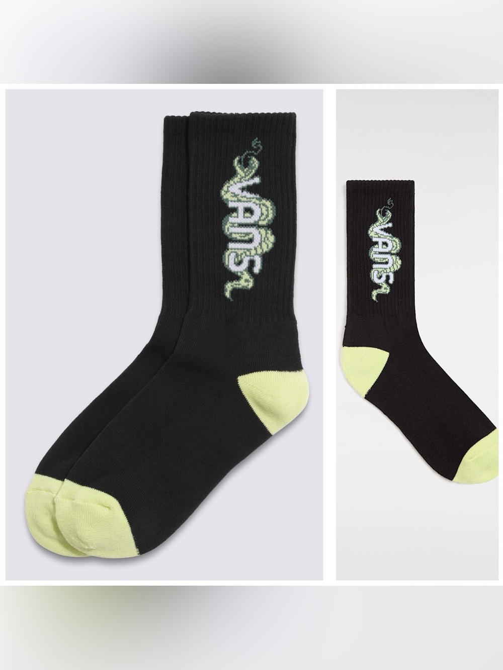 VANS Faster Crew Lime Sherbet Sock